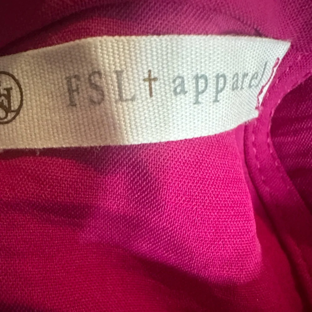 St. Tropez Sleeveless Tie-Shoulder Tiered Mini Dress - Fuchsia - Picture 4 of 5